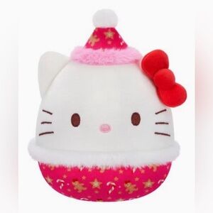 NWT Squishmallows 8”Hello Kitty Holiday Squish Toy #2